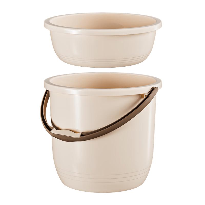 16L Multi-purpose Plastic Bucket & Basin Set