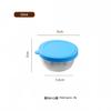 Portable Stainless Steel Sauce Cup with Leak-Proof Silicone Lid - Ideal for Outdoor Salads