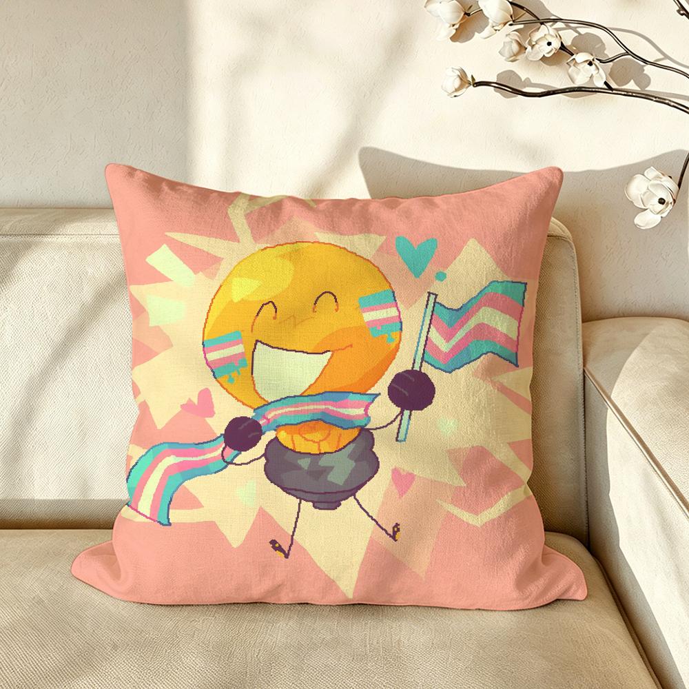 Animation IInanimate Insanity Cushion Cover Pillow Case Antidustmite Pillowcase Silky Short Plush Sofa Cushion Cover Hot