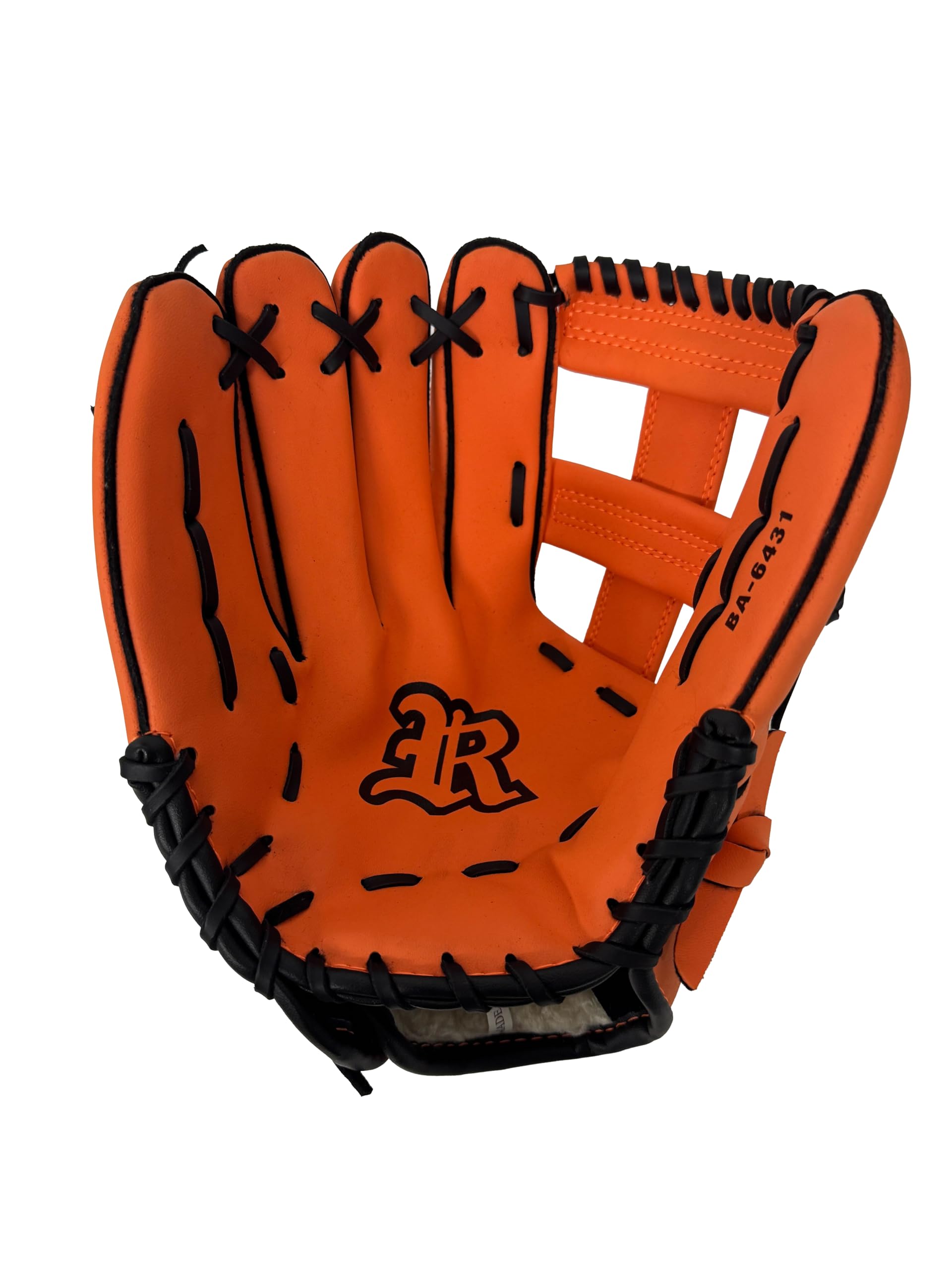 

Be Active General Soft Baseball Glove 12-inch Left-Handed Orange All-Round 6431 Catch Ball