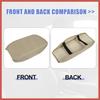 ACROPIX Car Center Console Lid Armrest Seat Box Cover Protector Replacement Microfiber Leather for Toyota Camry 2007-2011 Beige Car Parts