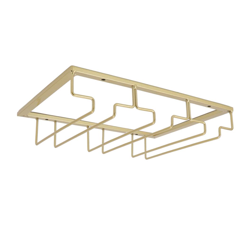 Iron Art Upside Down Wine Glass Holder European   Hanging Wine Glass Rack Under Cabinet