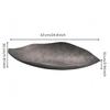 Leaf-Shaped Tray Decorative Aluminum Lustrous Metal Leaf Platter