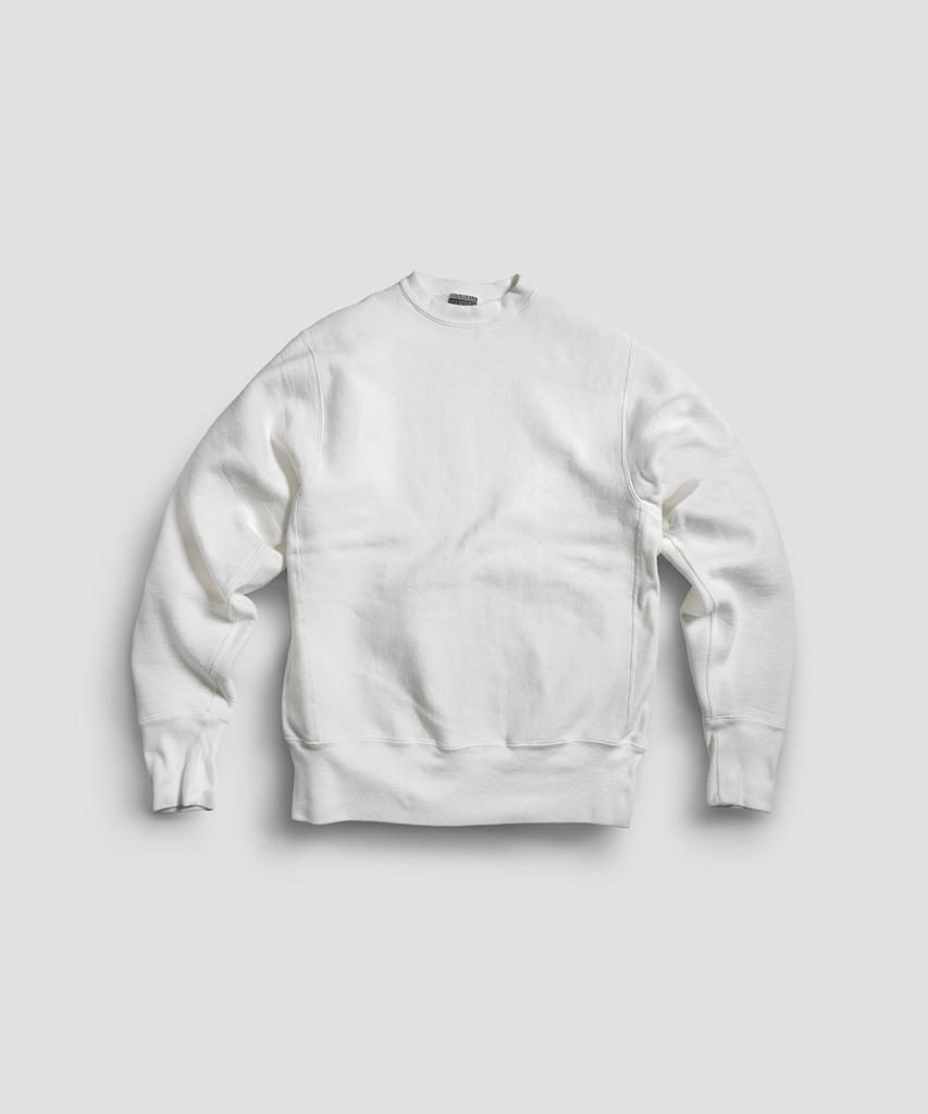 Kaembeoseupocheuweeo Cross Knit Crew Neck Sweatshirt, White (Type A)