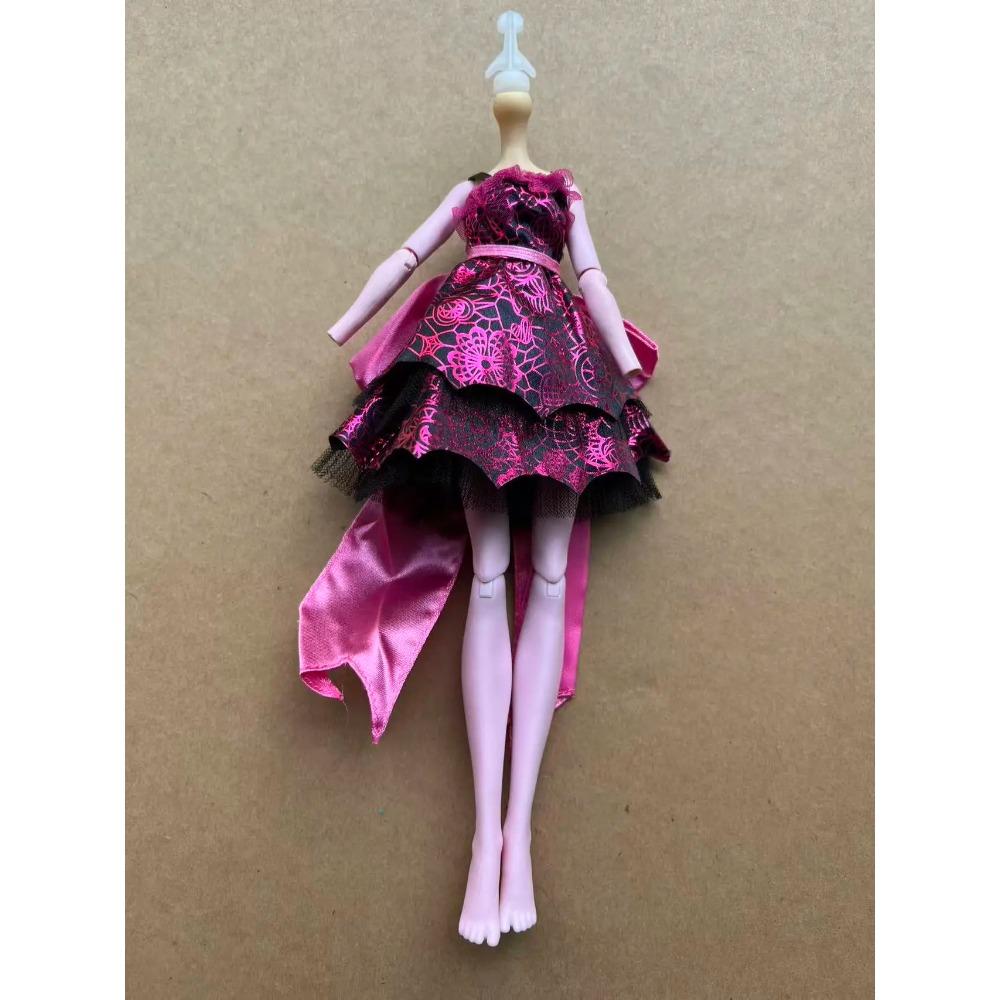 1/6 Schlanke Monsterpuppe DIY Ankleideset Buntes Tanzpuppen Outfit Mantel T-Shirt Hose Rock Kreatives Spielzeugpuppen Zubehör