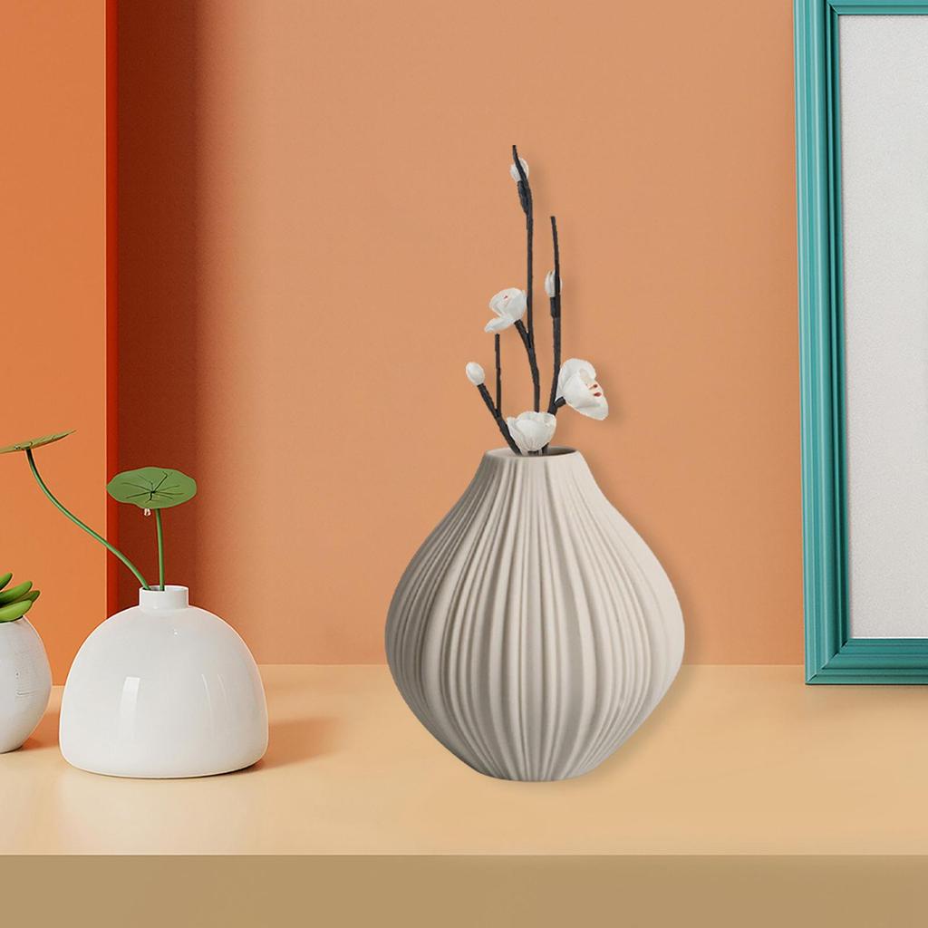 Elegant Ceramic Vase Decorative Hydroponic Plant Pot for Garden Wedding Birthday Gift and Floral Arrangement