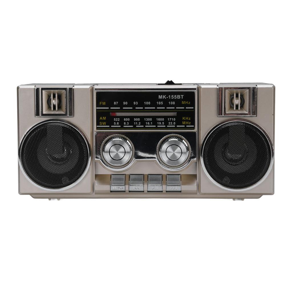 Portable FM AM SW Radio Full Band Clear Sound Quality Radio with RGB   Speaker for Garden   Bathroom