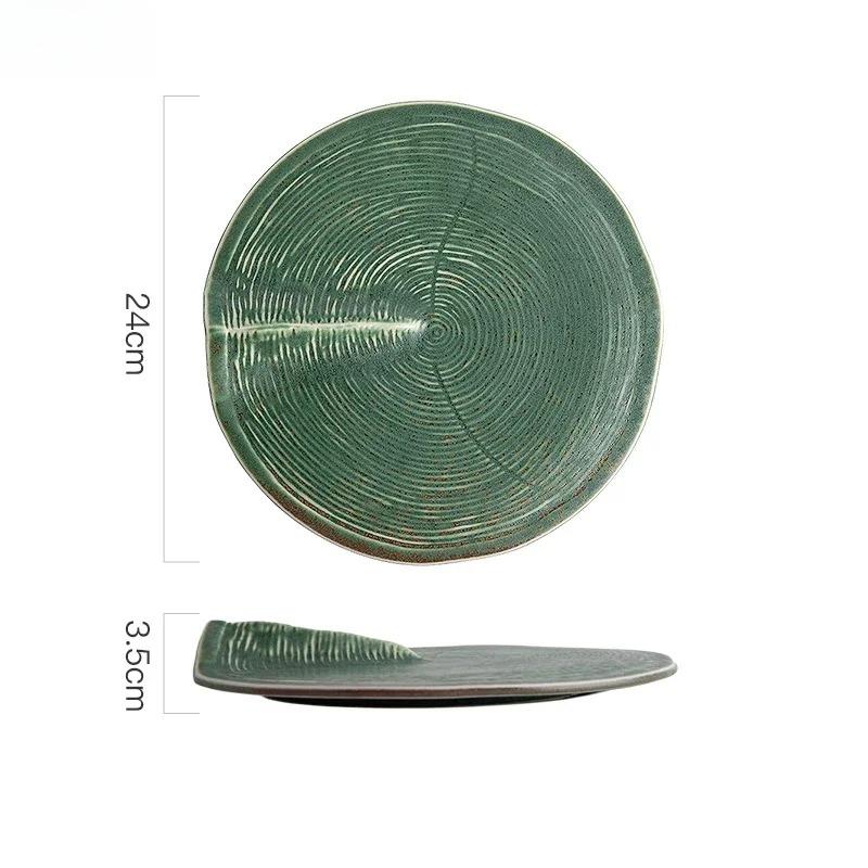 Irregular Ceramic Plate Restaurant Dessert Plate Sushi Plate Steak Plates Pasta Dish Serving Plates Molecular Cuisine Tableware
