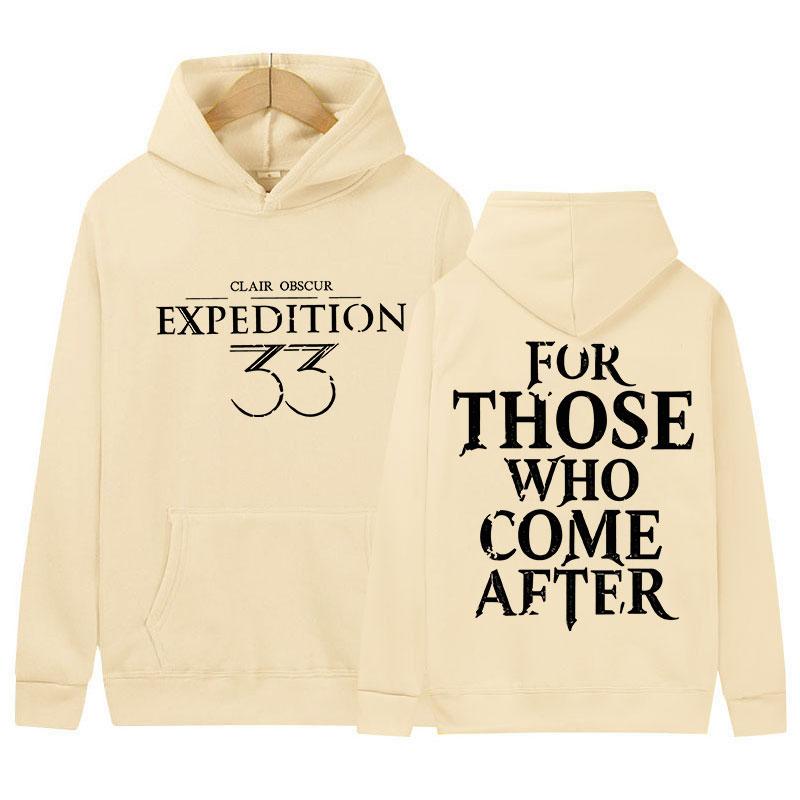 90s Retro Clair Obscur Grafická Mikina s Kapucí Unisex Oblečení Vysoce Kvalitní Fleecová Mikina Ležérní Oversized Mikiny