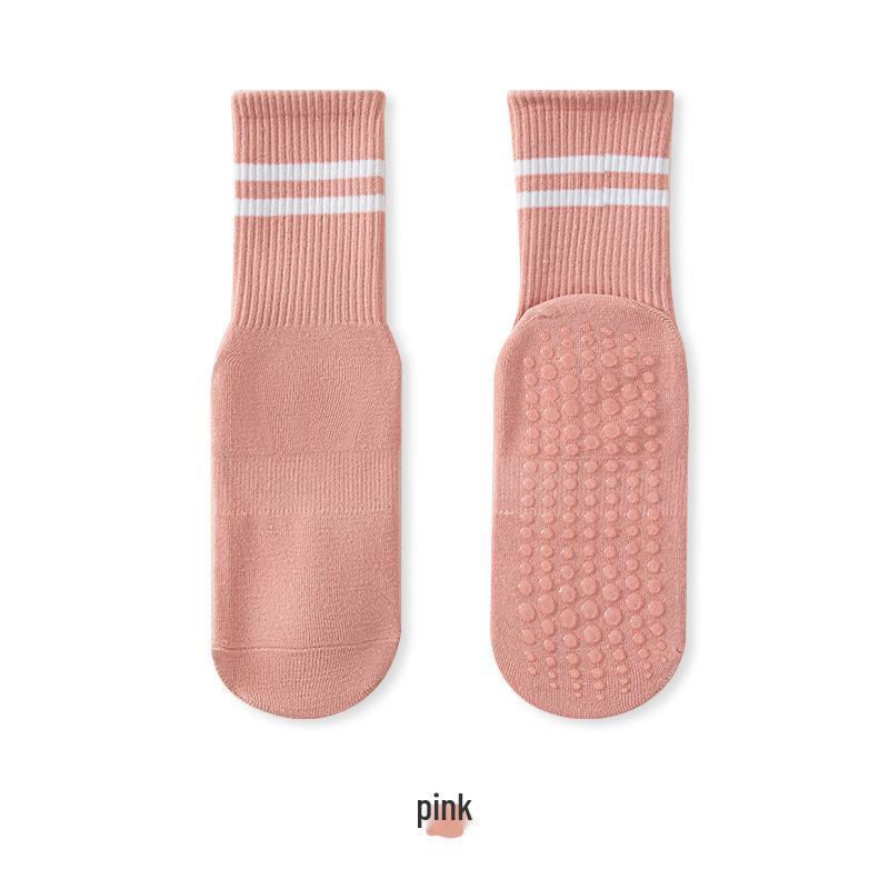 Women's Anti-Slip Mid-Calf High-Top Yoga & Pilates Socks