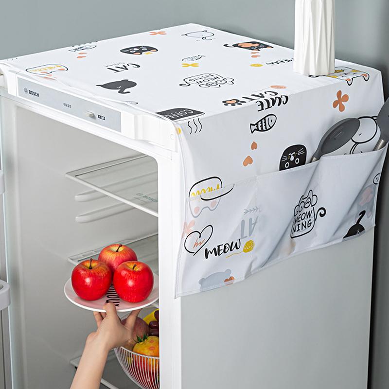 1PC Cartoon Pattern Dirt-Resistant Color Printing Reusable Storage Home Decoration Waterproof Kitchen PEVA Durable 130x55cm