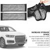 Mandark 2PCS Mesh Cargo Net For Car Trunk Storage, Elastic Vehicle Wall Sticker Organizer Net, 9.8 * 7.8 Inch Adjustable Auto Interior Storage Pouch