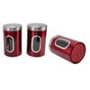 3PCS Set Durable Stainless Steel Containers Metal Storage Containers  Home Kitchen
