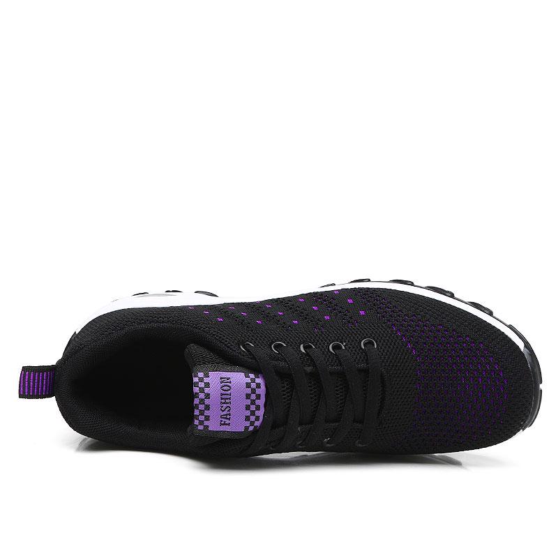 New Flying Woven Air Cushion Sneakers Casual Women's Shoes Large Size Women's Shoes 35-42