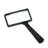 High-Power Handheld Rectangular Magnifying Glass for Reading and Outdoor Use