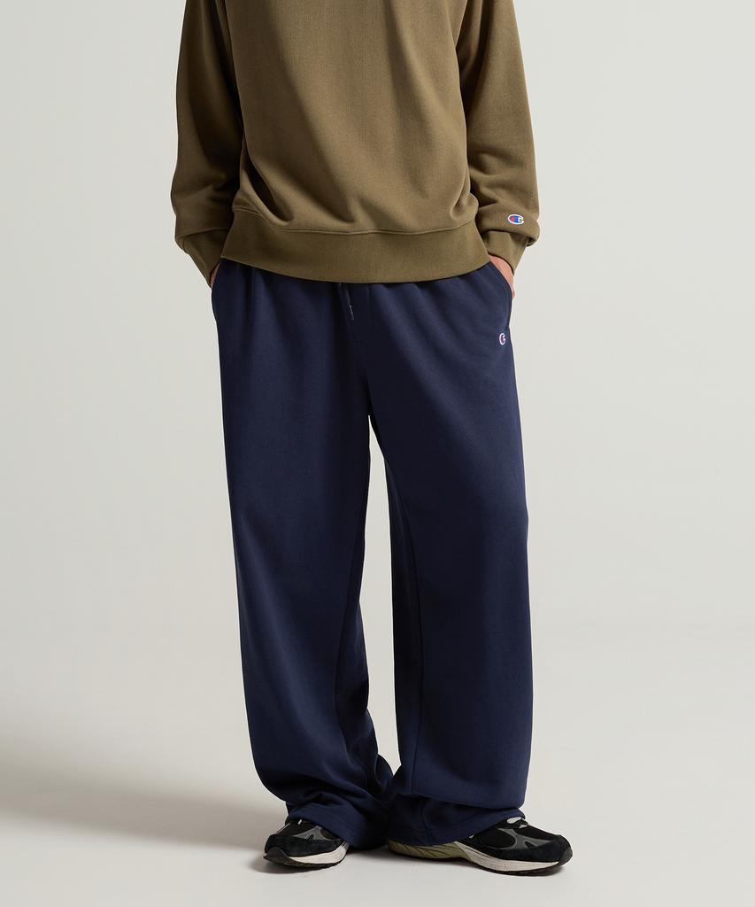 CHAMPION C-Logo Wide Fit Sweatpants Navy