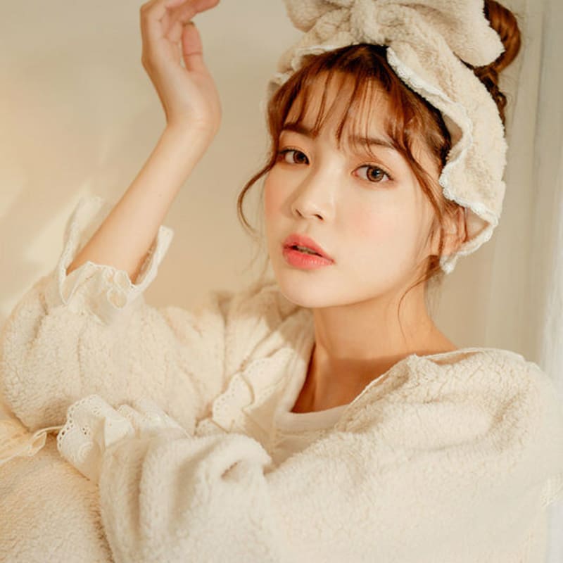 LUNALUZ STUDIO Women's Fleece Washing Band (2C)