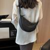 Simple Crossbody Bag for Women Nylon Shoulder Bag Dumpling Bag Satchel Bag