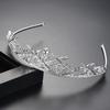 New Trendy Luxury Queens Crowns Jewelry for Women Top Quality Cubic Zirconia Flower Shaped Tiaras Wedding Hair Accessories Bling