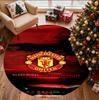 Tappeto Rotondo con Fantasia Football United F.C, Tappetino da Interno/Esterno, per Picnic, Sala Giochi, Camera da Letto, Ufficio, Soggiorno, Tappeto Decorativo per la Casa, Regalo di Compleanno