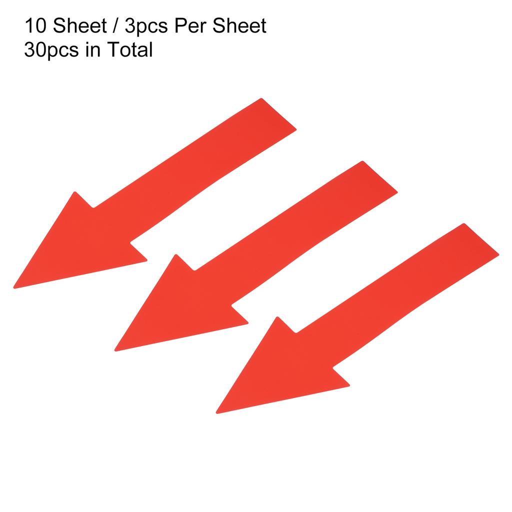4/6/10Sheet Arrow Sticker Directional Sign PVC Self-Adhesive Label Stickers Removable Floor Decal for Floor Wall Marking 6Colors