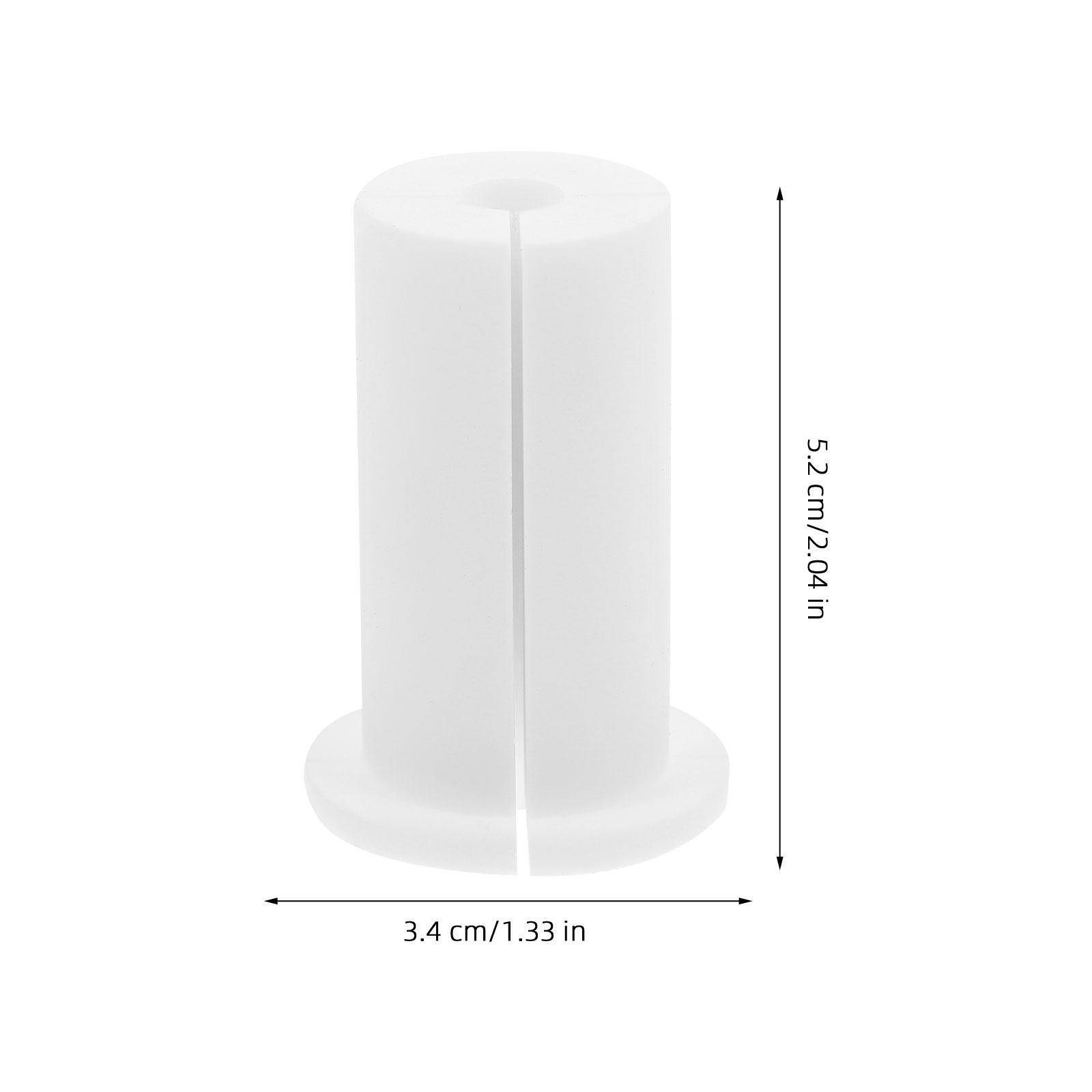 

2Pcs Silicone Cable Protector Wall Grommets for 1 Inch Wall Holes Easy Install with Anchors Cable Protection Sleeve for Wire белый