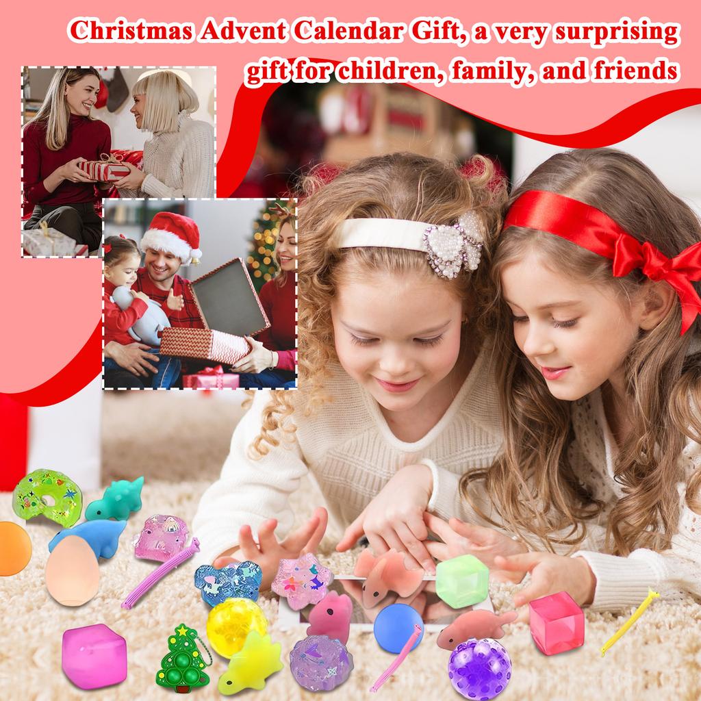 Advent Calendar, Christmas Countdown, 24 Days Of Surprise Blind Boxes