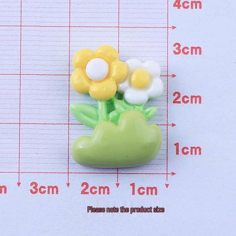 Cute Garden Cartoon Resin Hair Clips DIY Accessories