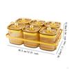 Dried Fruit Plate Appetizer Serving Tray Nordic Divided Dishes Candy Nuts Dish with Lid for