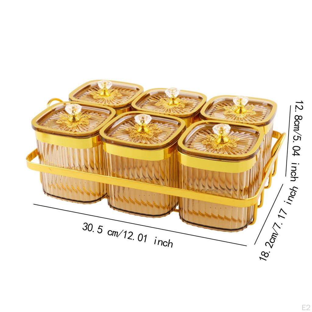 Dried Fruit Plate Appetizer Serving Tray Nordic Divided Dishes Candy Nuts Dish with Lid for