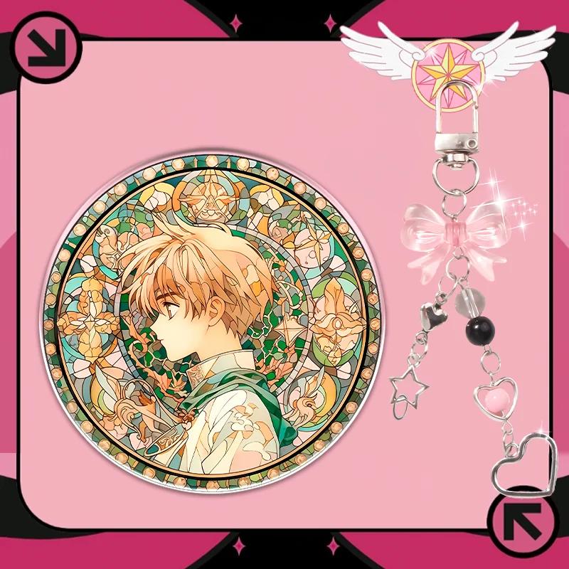 

A 14cm CardCaptor Sakura Acrylic Periphery Pendant KINOMOTO SAKURA Student Backpack Pendant Anime Periphery Decoration Girl Gift 12CM
