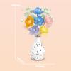 Sonnenblumen-Strauß Baustein ewige Blume Wohnzimmer Dekoration Spielzeug MOC Valentinstags- und Weihnachtsgeschenk