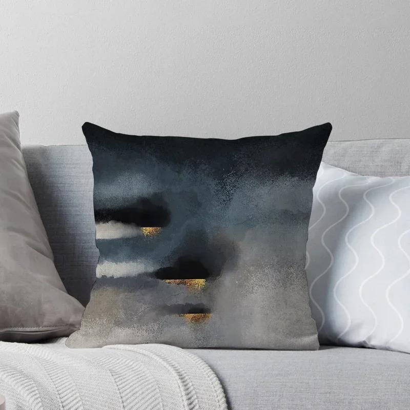 Nordic Abstract Geometric Creative Style Gray Decoration Home Pillow Cover Sofa Cushion Cover