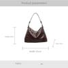 New large-capacity women's shoulder messenger tote bag