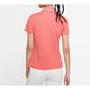 Nike Polo Shirts Women's Mysterious Ash Red Polo Collar Moderate Straight Fit BV0218-814