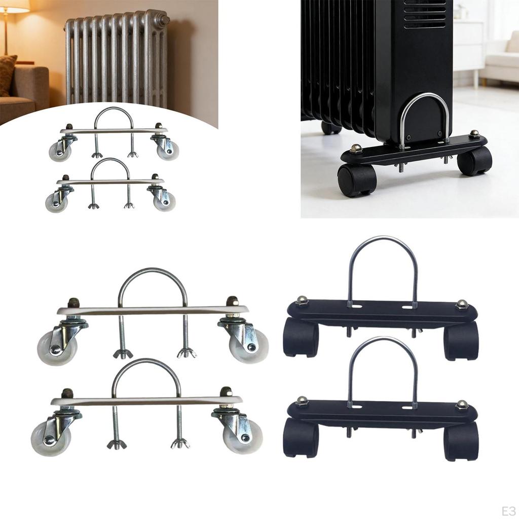 Electric Base Support with Casters, Made of Carbon Steel, Ideal for Replacement.