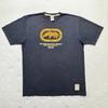 Ecko Unltd. Camiseta Masculina Tamanho G Manga Curta Estampa Puff Rinoceronte Y2K Grunge Grafite