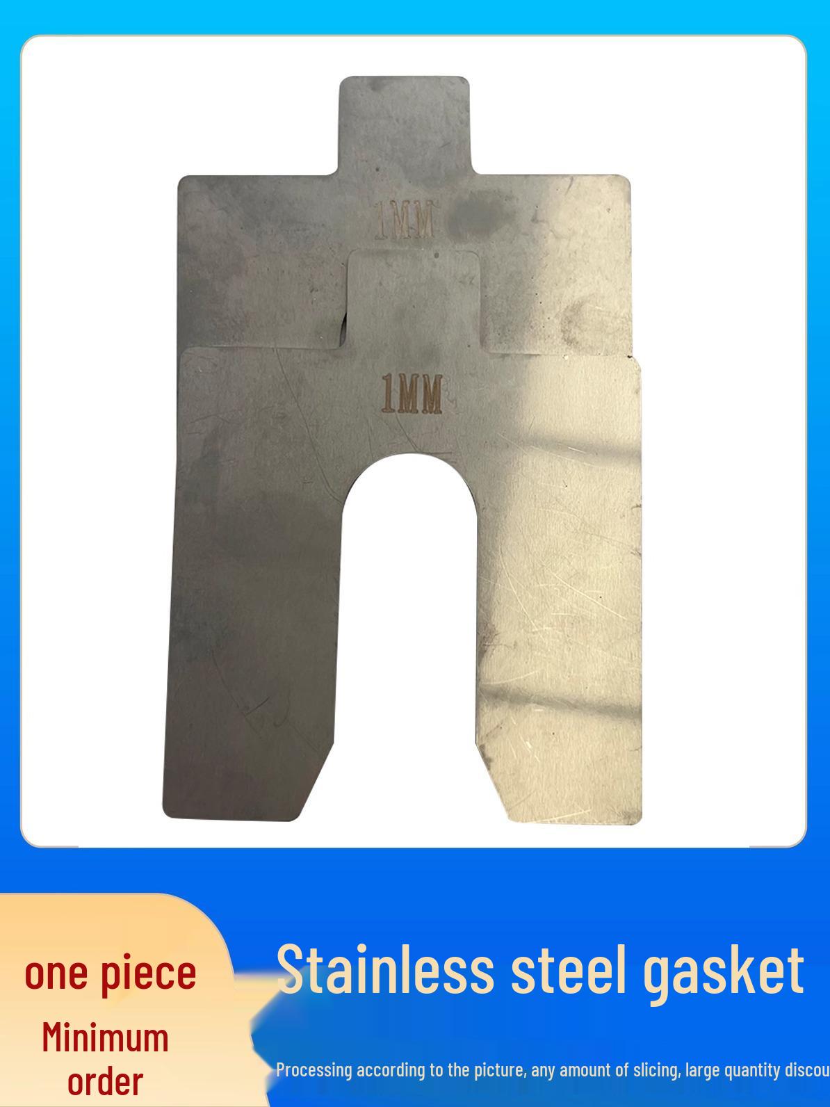 304 Stainless Steel U-Shaped Open Shim for Machine Centering and Adjustment, 75x75, 50x50.