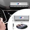 LJFJN1 Car Sticker Aluminium Alloy Car Temporary Parking Card Phone Number Plate For BMW M Emblem M3 M5 X1 E46 E36 E34 F10 E90 F30 E60