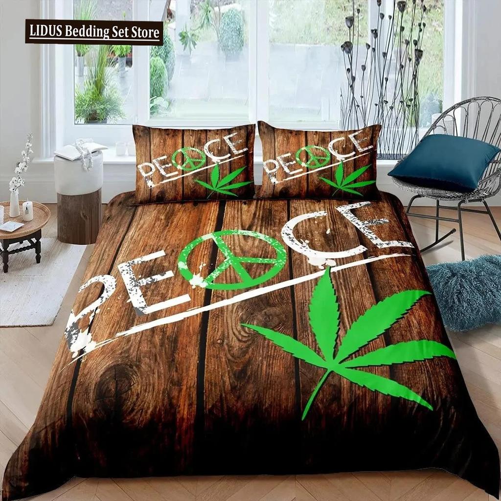 Wood Barn Door Duvet Cover Set Western King Size Rustic Bedding Set Wooden Board Farmhouse Country Style Polyester Quilt Cover