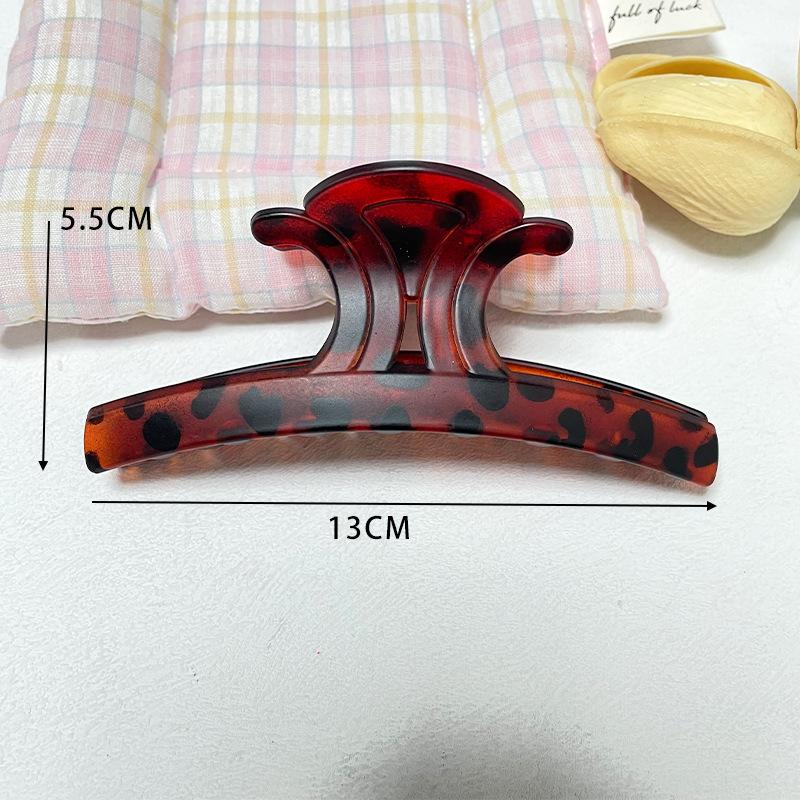 Hot-Selling Large Plastic Hair Clip for Women, Elegant and Simple Shark Clip with a High-End Feel for Updo Hair