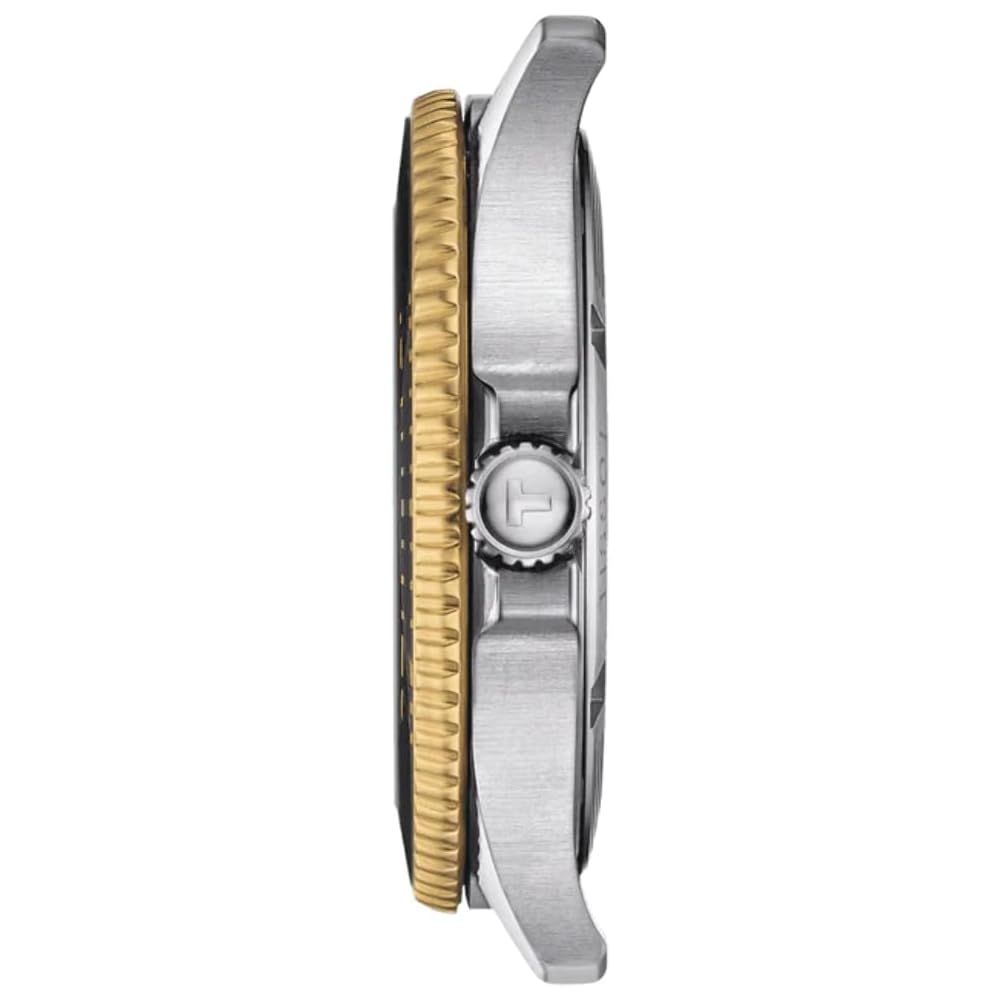 Tissot Seastar 1000 40mm Men's Watch Black Dial Rubber Strap T1204102705100