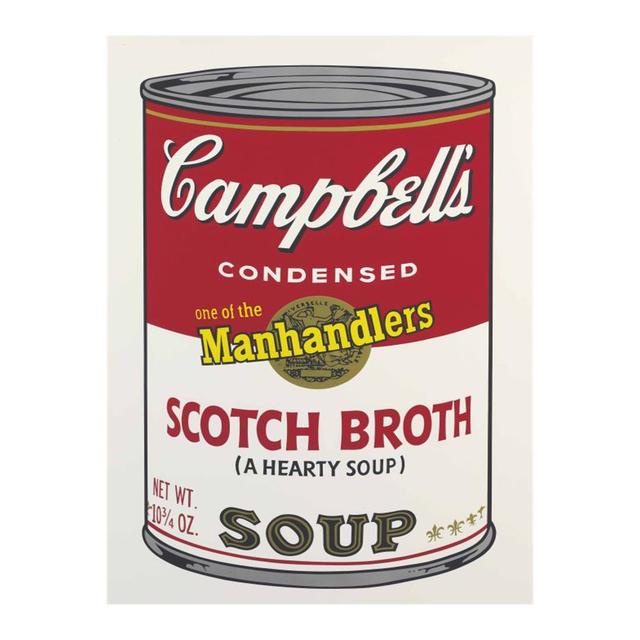 Andy Warhol Series Campbell Soup Canned Canvas Painting Aesthetic Poster and Prints Wall Art Picture Bar Restaurant Home Decor No Frame