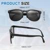 Sunglasses for Women and Silicone Foldable Stylish Sunglasses with Simple for Sun Ink Color [uxcell] Men, & PC, Model, Box, Driving, Shopping,