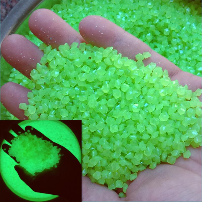 2000pcs Colorful Luminous Stone, Fluorescent Gravel, 3-5mm Specification Fish Tank Garden Micro Landscape Diy Decoration Luminous Sand