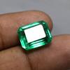 Natural Emerald Loose Gemstone Green Emerald Cut 8.10 Ct CERTIFIED Pendant Size AM-39
