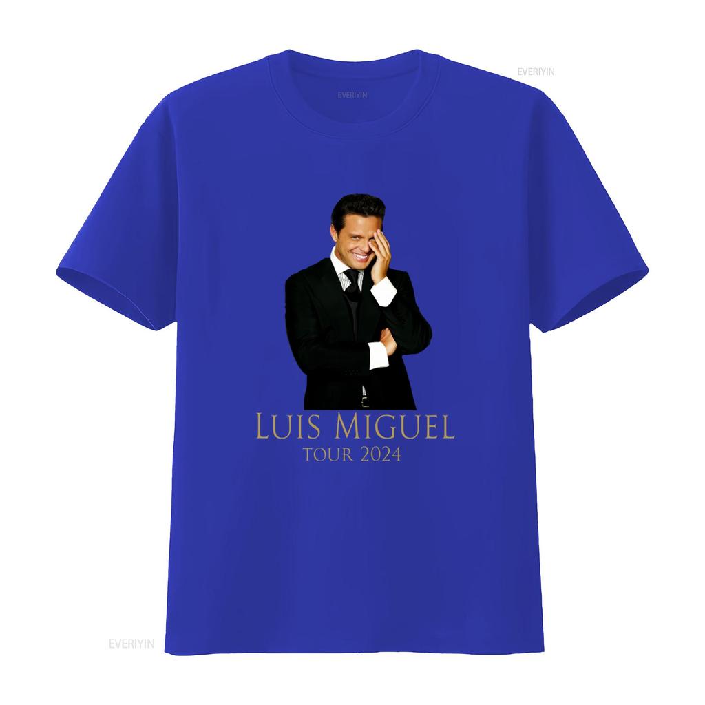 Luis Miguel Tour 2024 T Shirt Long or S Stylish Concert Merchandise for Fans Vintage Washed Comfortable Graphic Soft Unisex