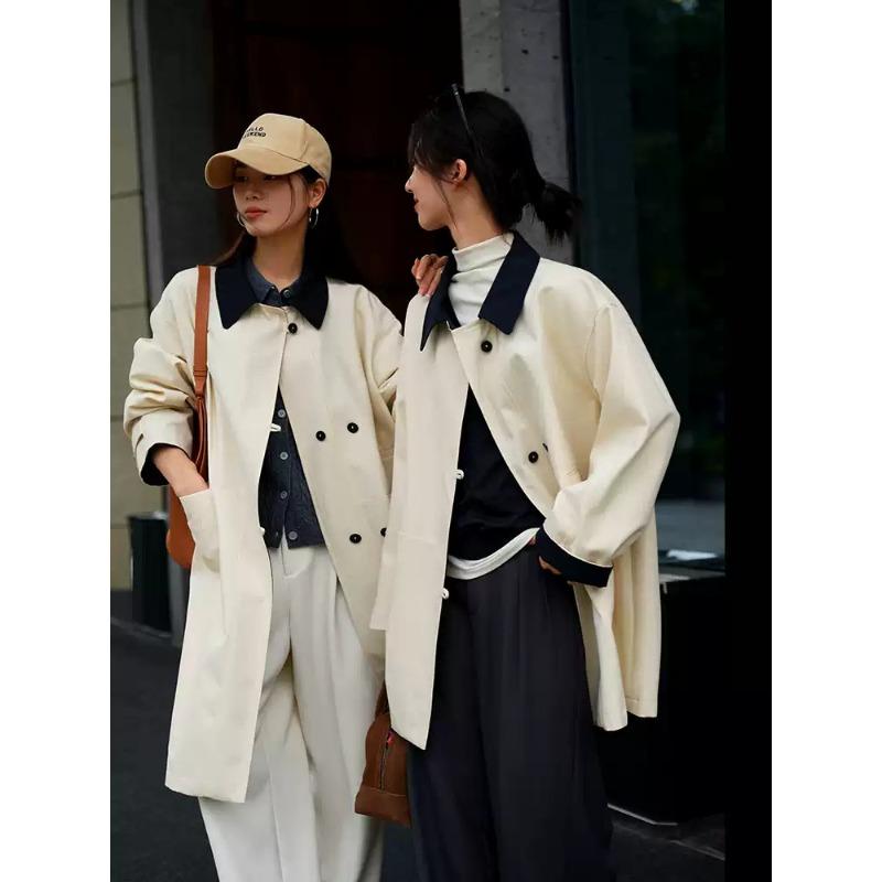 Commuter Daily New Autumn Versatile Women's Long Trench Coat