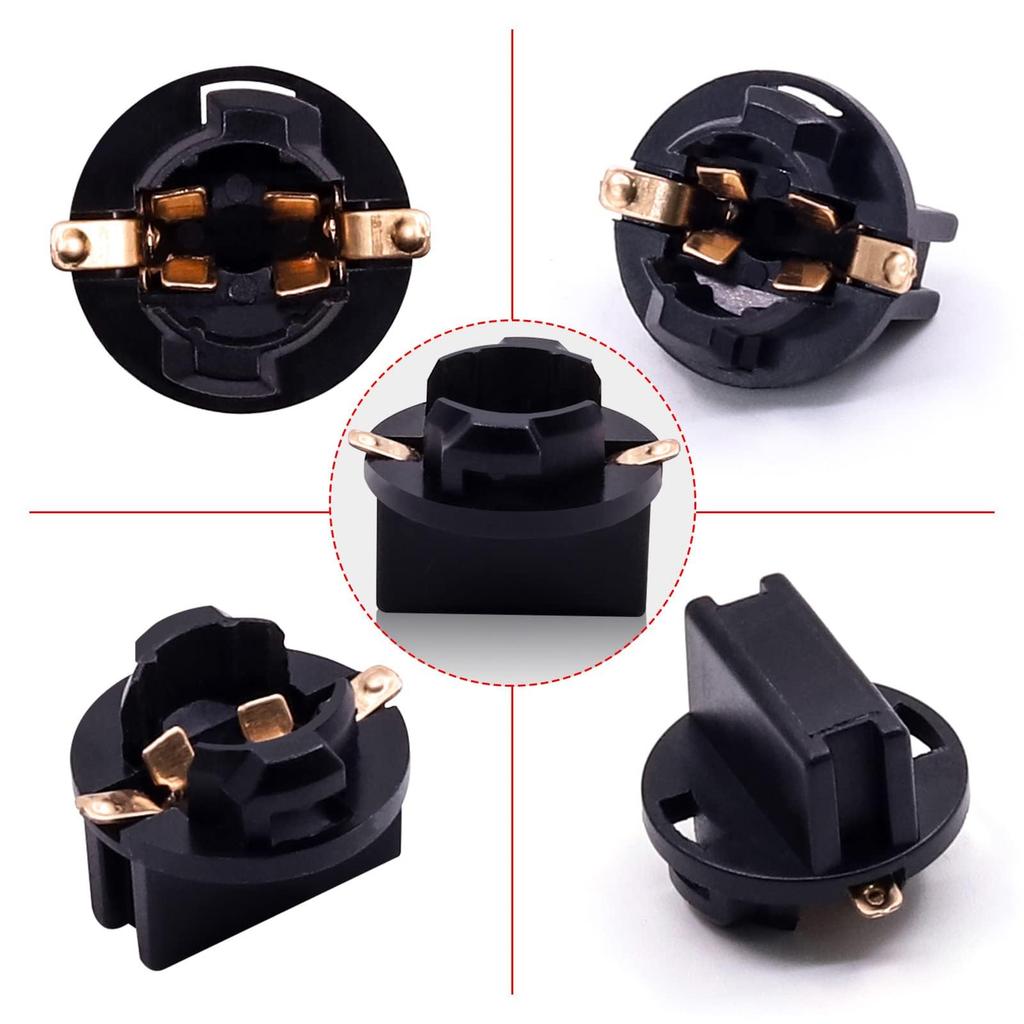 Aoling T10 Socket, T10 Bulb Socket, T10 Light Socket Converter, Car Light Bulb Replacement, Processing, Expansion, 10pcs