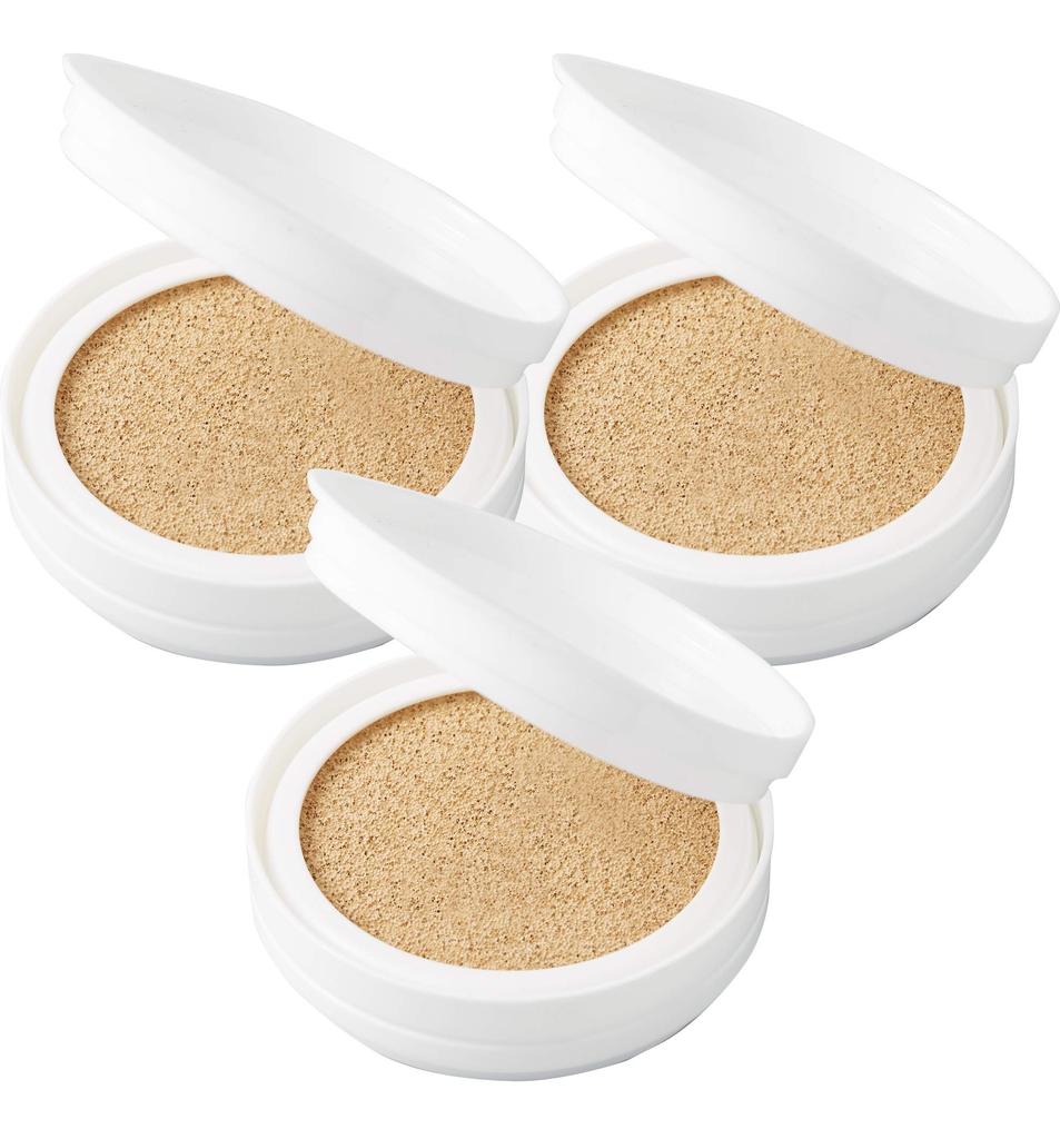 Everlife Shiny Skin Beauty Makeup Shiny Cushion Compact Refill Refill Medium Beige Refill Only Set of 3